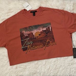 NEW Rust Zion National Park Graphic Tee